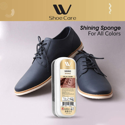 Shoe Shining Sponge Neutral - 0.37 fl oz | WBM SHOE CARE